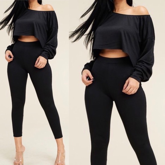 Pants - PRICE FIRM Black Pants set